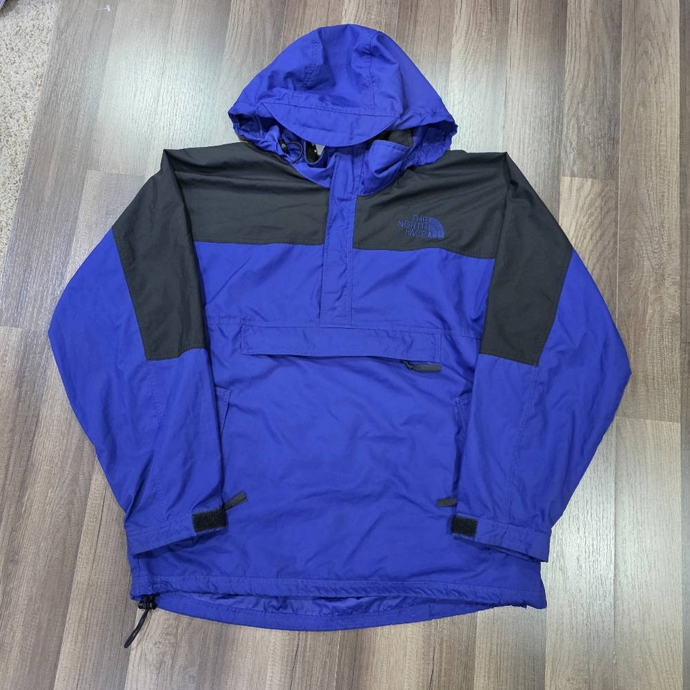 VTG The North Face Hydrenaline Anorak Packable Hooded Pullover Windbreaker. M